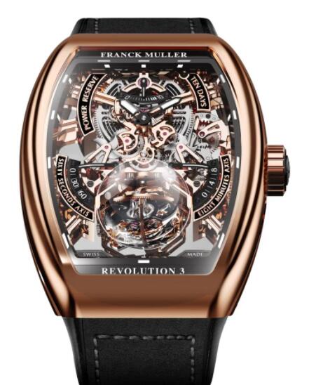 Franck Muller Vanguard Revolution 3 Skeleton Replica Watch V 50 REV 3 PR SQT (NR) 5N